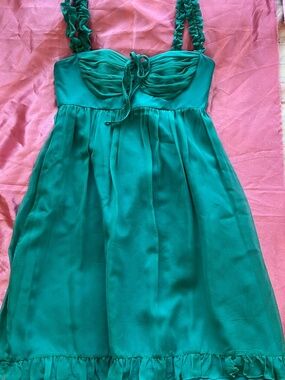 Betsey Johnson silk dress babydoll dress
